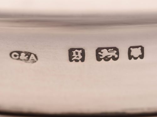 Art Deco Silver Topped Jar London 1922