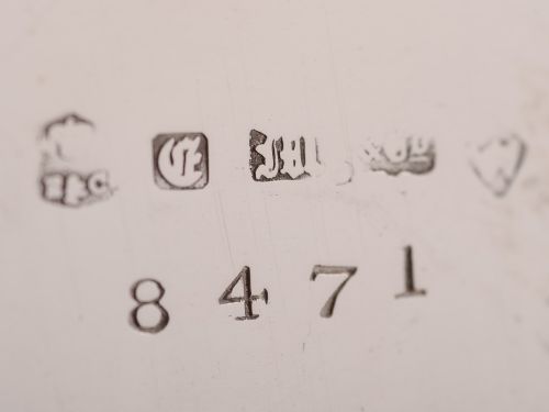 Victorian Elkington 6 Person Egg Cruet 1861