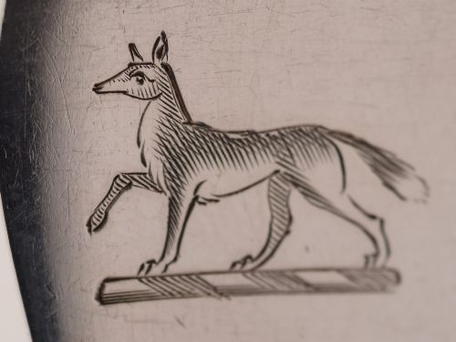 Pair of Edwardian Silver Serving Spoons