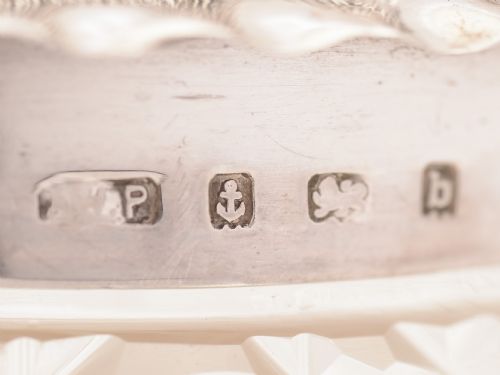 Edwardian Sterling Silver Topped Trinket Box