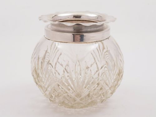 Edwardian Cut Glass Posey Vase 1905