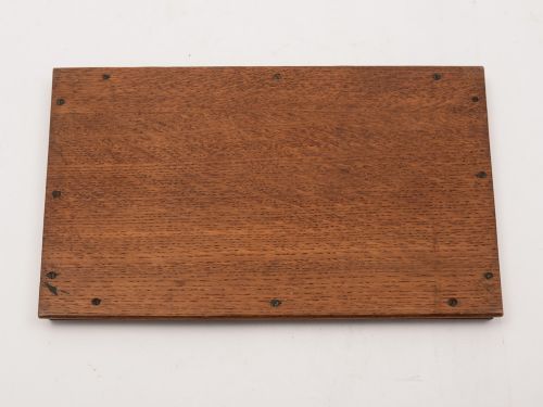 Edwardian Inlaid Oak Tray Circa 1905
