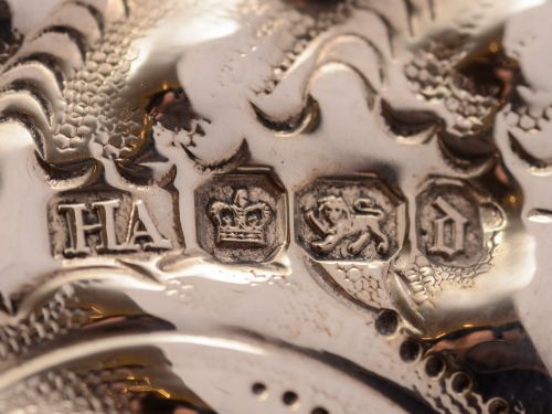 Victorian Silver Serving Dish Sheffield 1896