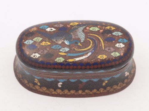 Edwardian Cloisonne Vesta Box