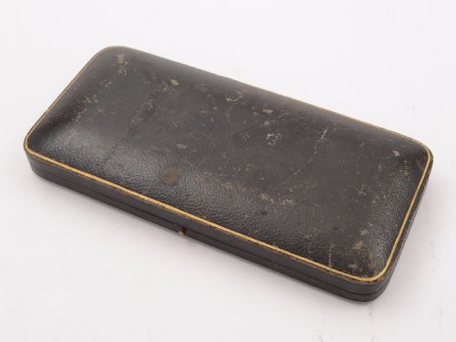 Edwardian Cased Pair of Serving Spoons Circa 1905