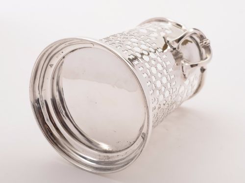 Edwardian Silver Bottle Holder Sheffield 1905