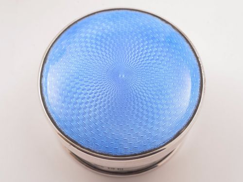 Art Deco Silver Topped Bath Salts Jar Birmingham 1930