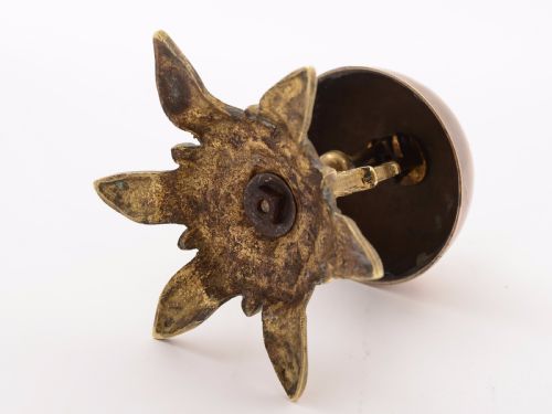 Victorian Brass and Bronze Counter Bell Circa 1890