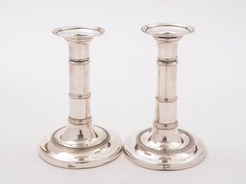 Pair of Victorian Telescopic Candlesticks Circa 1840