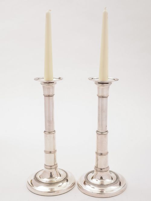 Pair of Victorian Telescopic Candlesticks Circa 1840