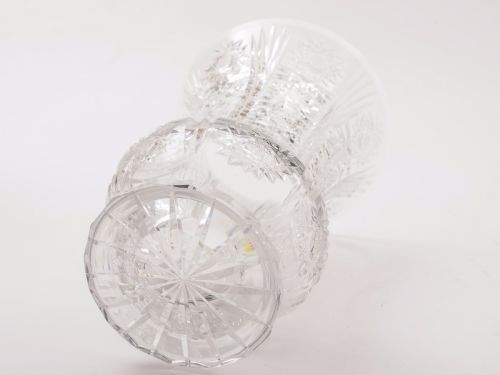 Large Cut Glass Vase Circa 1920