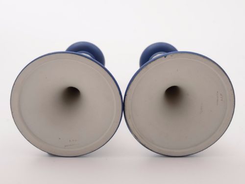 Wedgwood Jasperware Candlesticks Circa 1900