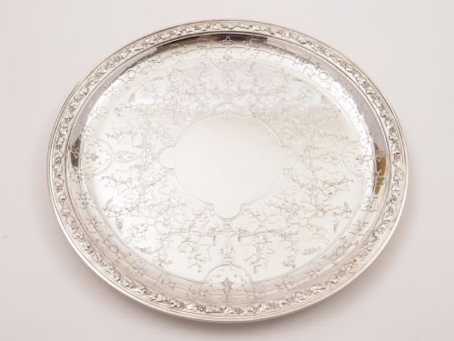 Christofle Silver Plated Salver/Tray Circa 1900