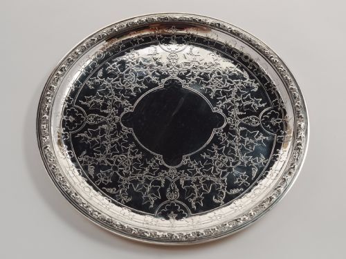 Christofle Silver Plated Salver/Tray Circa 1900