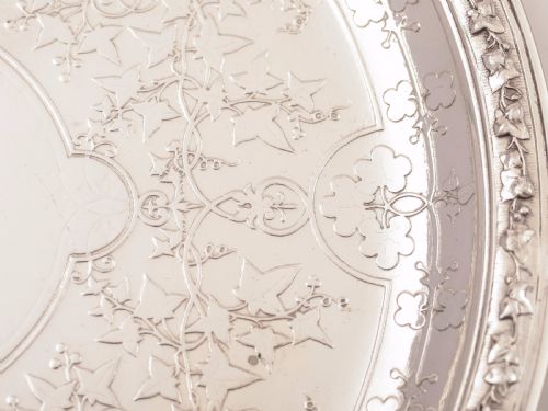 Christofle Silver Plated Salver/Tray Circa 1900