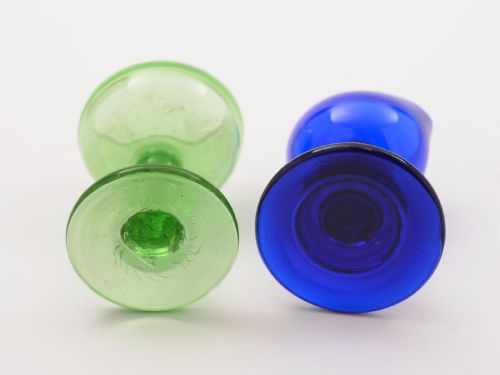 Collection of 7 Victorian Eye Baths Circa 1890