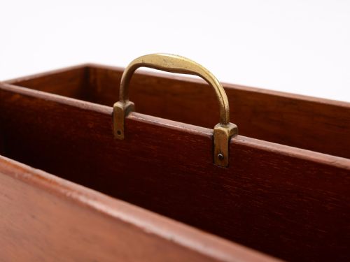 Victorian Mahogany Cutlery Box Circa 1890