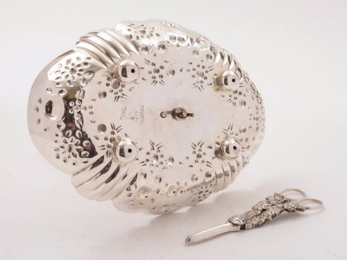 Victorian Silver Plated Grape Dish Circa 1880