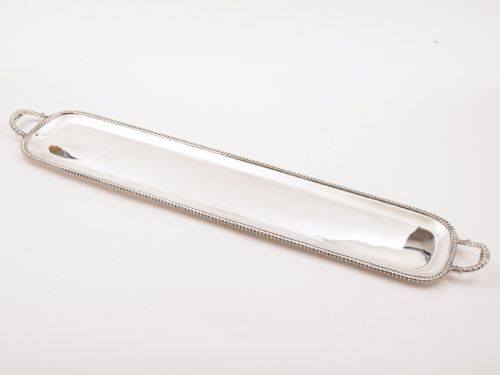 Edwardian Silver Plated Sandwich Tray Circa 1905