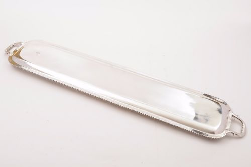 Edwardian Silver Plated Sandwich Tray Circa 1905