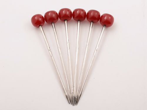 Set of 6 Cased Art Deco Silver Cocktail Sticks Birmingham 1928