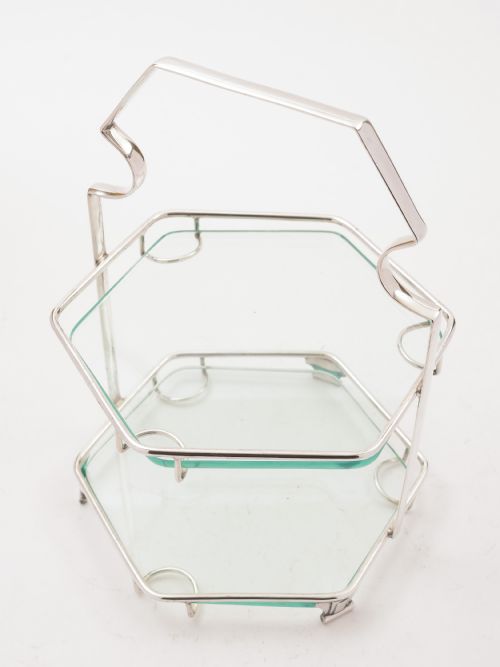 Art Deco Two Tier Cake Stand Circa 1930