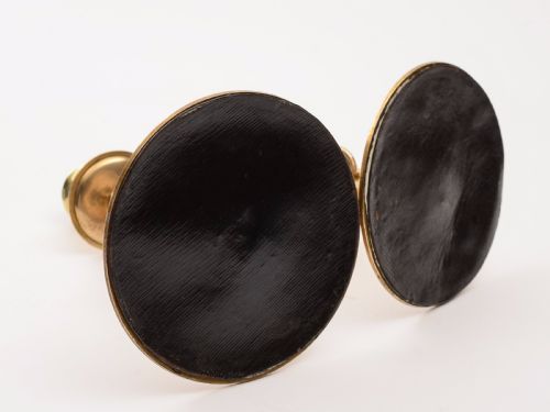 Pair of Victorian Brass/Bronze Candlesticks Circa 1880