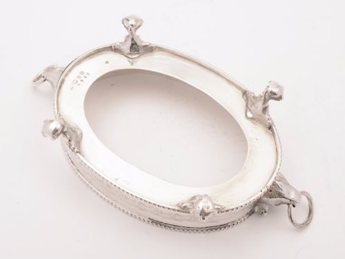 Victorian Silver Plated Butter Dish Circa 1890