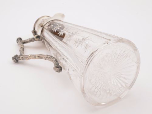 Victorian Cut Glass Claret Jug Circa 1890