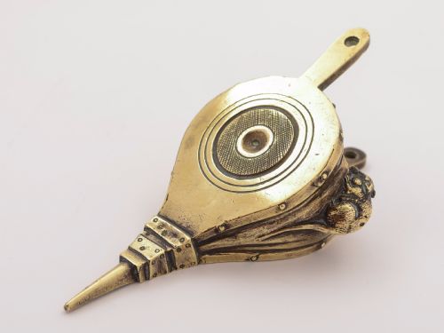 Novelty Brass Fireside Match Striker Circa 1890