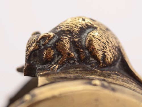 Novelty Brass Fireside Match Striker Circa 1890