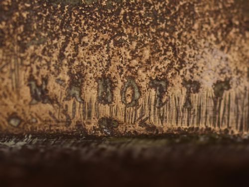 Novelty Brass Fireside Match Striker Circa 1890