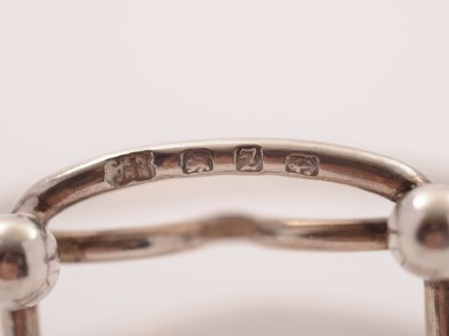 Victorian Pair of Silver Toast Racks Birmingham 1899