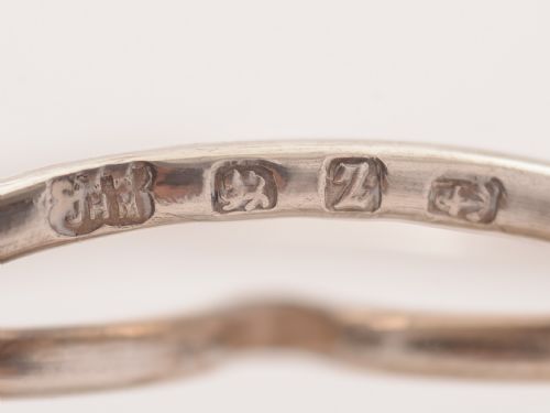 Victorian Pair of Silver Toast Racks Birmingham 1899