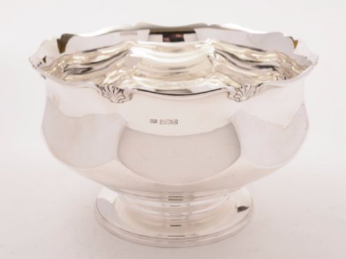 Silver Pedestal Bowl Sheffield 1921