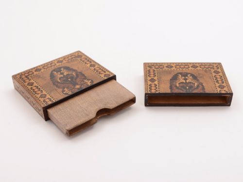 Victorian Tunbridge Ware Card Case Circa 1880