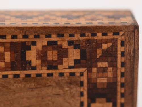 Victorian Tunbridge Ware Card Case Circa 1880