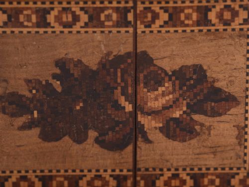 Victorian Tunbridge Ware Card Case Circa 1880