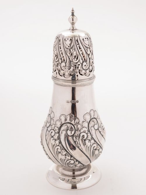 Silver Sugar Shaker Sheffield 1900