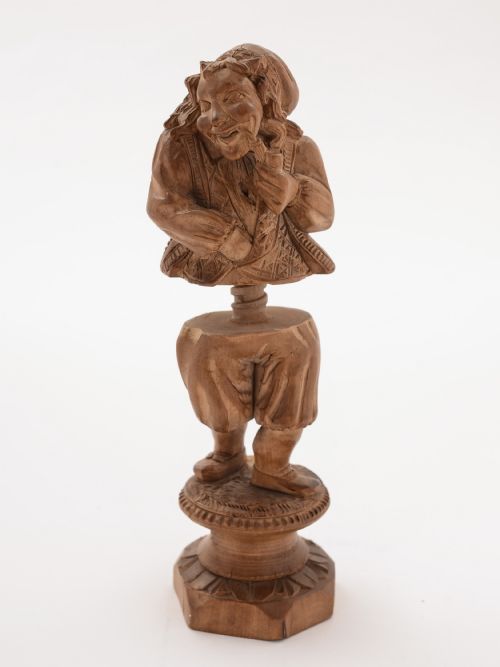 Continental Carved Pine Nutcracker Circa 1880
