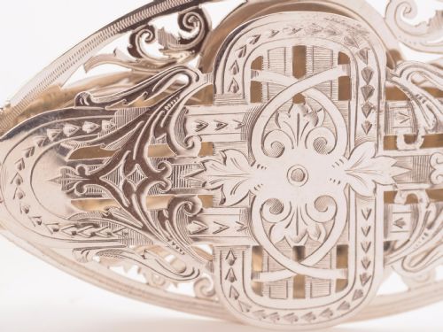 Victorian Silver Plated Serving Tongs Circa 1880