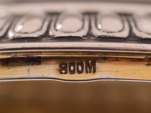 Bohemian Silver Topped Claret Jug Circa 1900