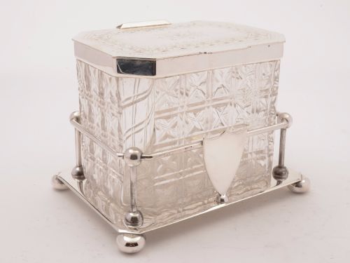 Victorian Biscuit Box Circa 1880