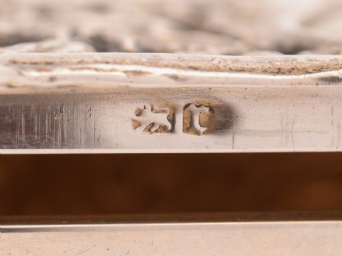 Victorian Silver and Mother of Pearl ring Box Birmingham 1893