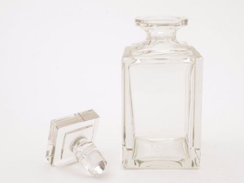 Art Deco Cut Glass Decanter Circa 1930
