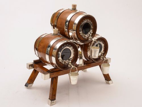 Victorian 3 Barrel Spirit Dispenser Circa 1880
