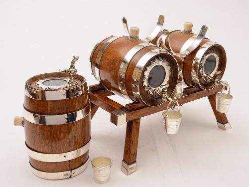 Victorian 3 Barrel Spirit Dispenser Circa 1880