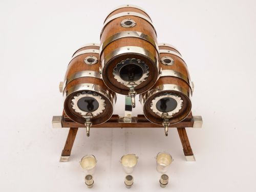 Victorian 3 Barrel Spirit Dispenser Circa 1880