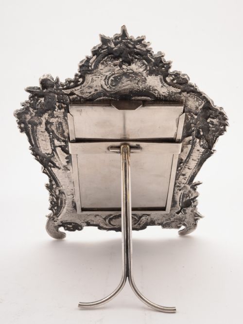 French Silver on Copper Photo Frame Circa 1900