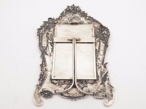 French Silver on Copper Photo Frame Circa 1900